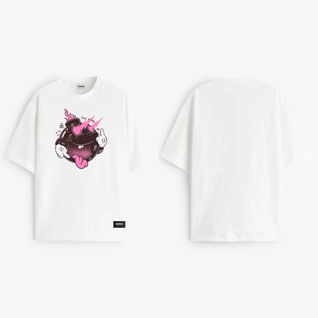 Remera-Time Bomb-Frente y Espalda